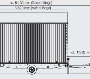 Anhänger-Bauwagen, Baustellenwagen, RASANT BME-C 21 S - photo 7