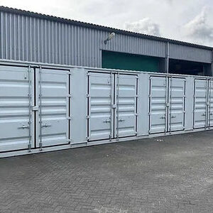 40-Fuß-HC-Versandcontainer mit seitlichen Öffnungen