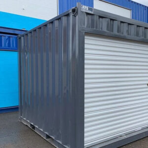 10-Fuß-Seecontainer mit Rolltor - gebraucht