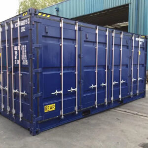 20-Fuß-Versandcontainer mit seitlicher Öffnung – gebraucht